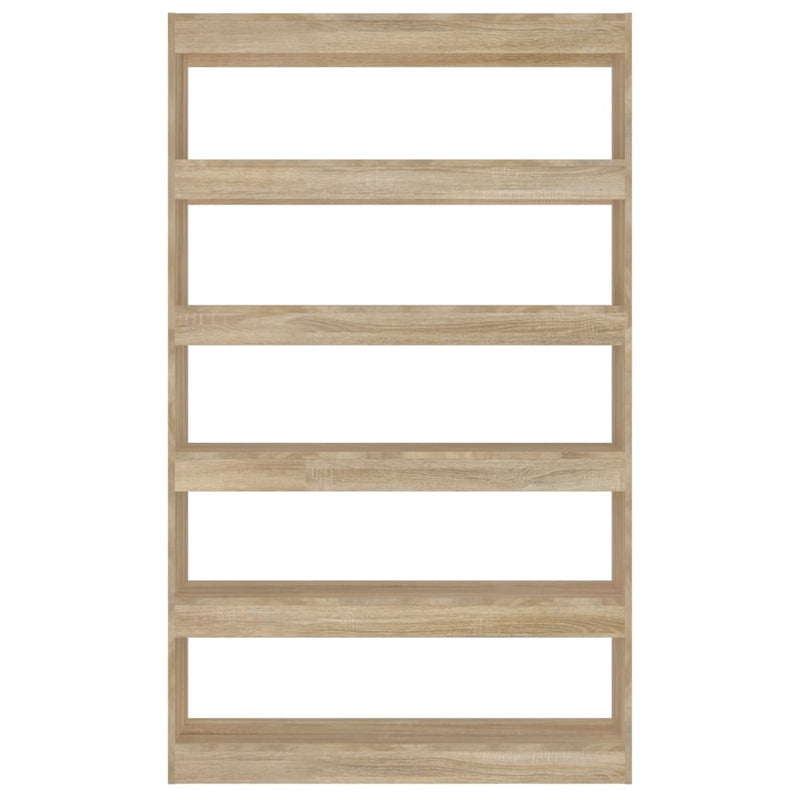 vidaXL Book Cabinet/Room Divider Sonoma Oak 100x30x166 cm