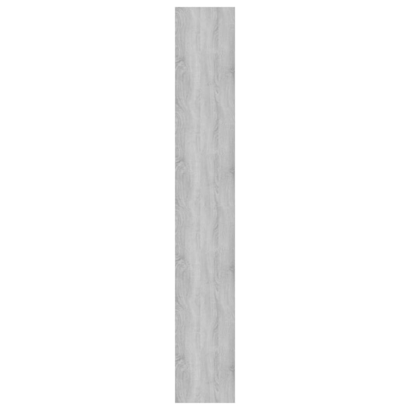vidaXL Book Cabinet/Room Divider Grey Sonoma 100x30x198 cm Engineered wood