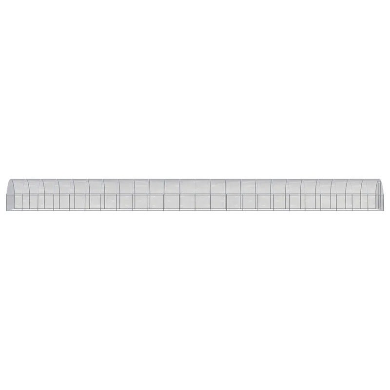 Outdoor Chicken Coop 3x24x2 m Galvanised Steel