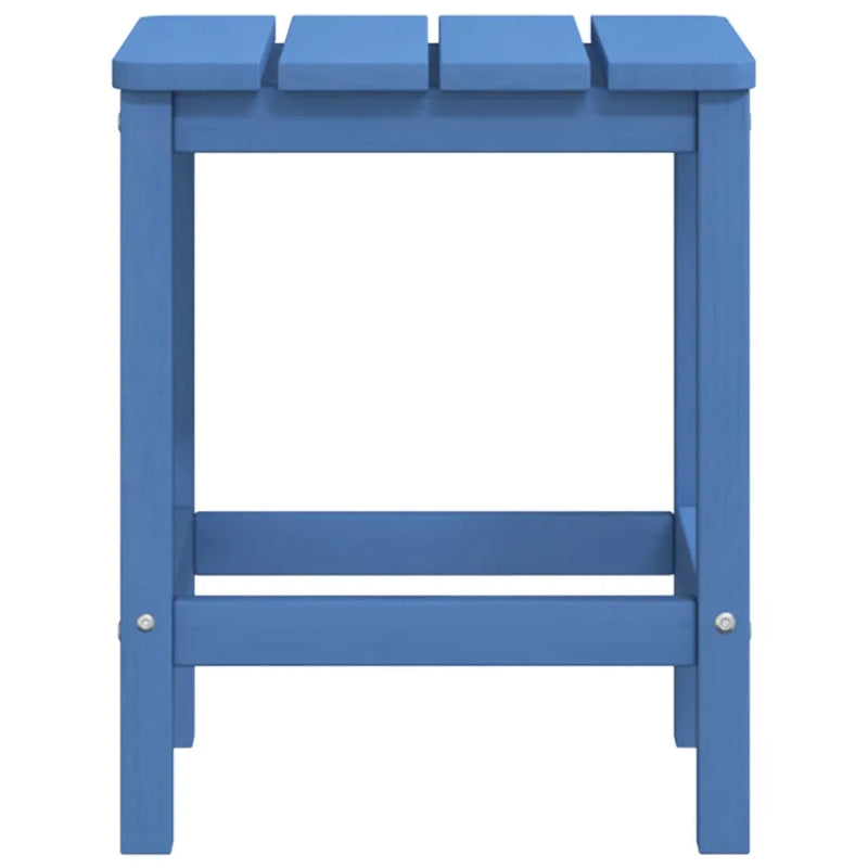 Garden Adirondack Chair with Table HDPE Aqua Blue