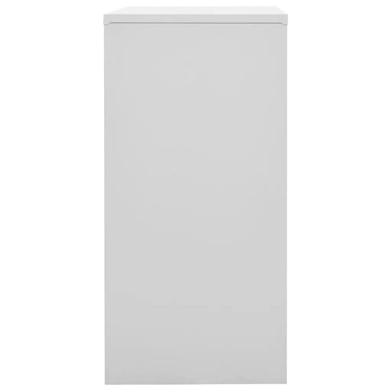Locker Cabinets 2 pcs Light Grey and Blue 90x45x92.5 cm Steel