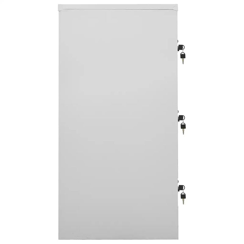 Locker Cabinets 5 pcs Light Grey 90x45x92,5 cm Steel