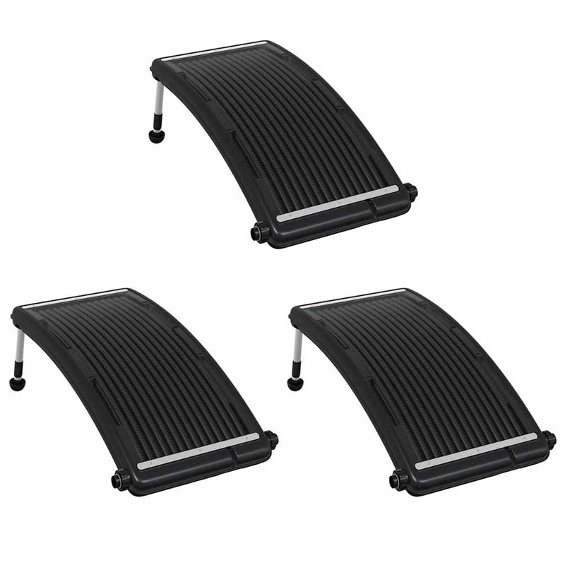 vidaXL Curved Pool Solar Heating Panels 3 pcs 110x65 cm