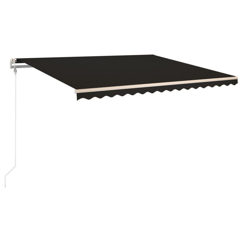 vidaXL Automatic Retractable Awning 450x300 cm Anthracite