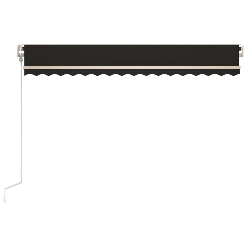 vidaXL Automatic Retractable Awning 450x300 cm Anthracite