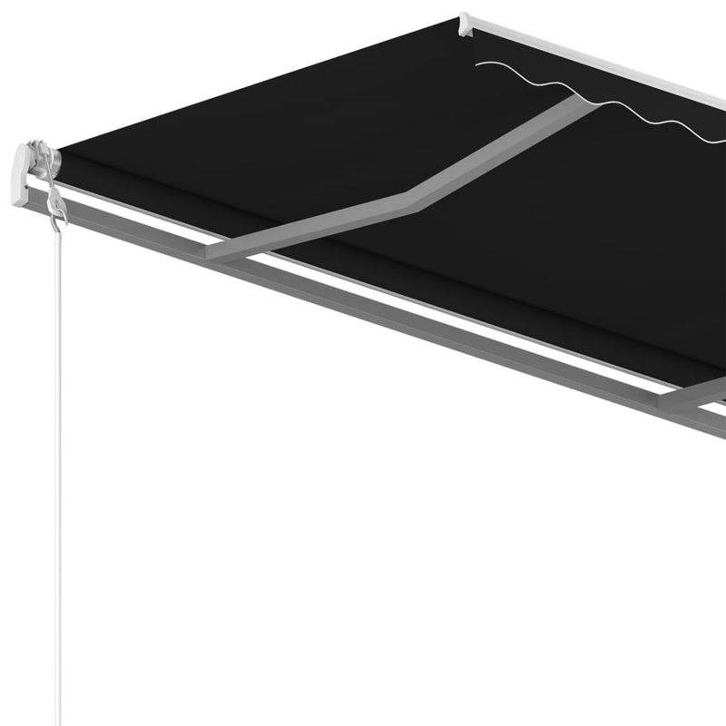 vidaXL Automatic Retractable Awning 450x300 cm Anthracite
