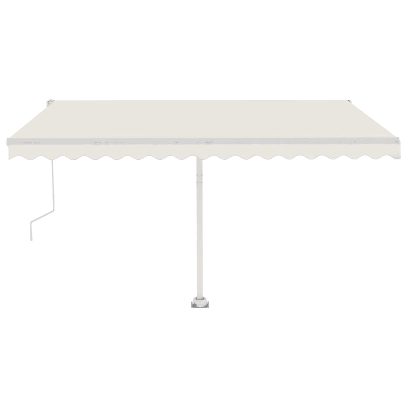 Freestanding Automatic Awning 400x300 cm Cream