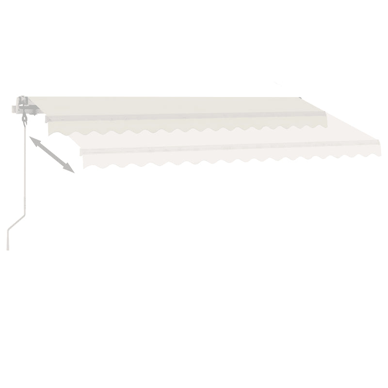 Freestanding Automatic Awning 400x300 cm Cream