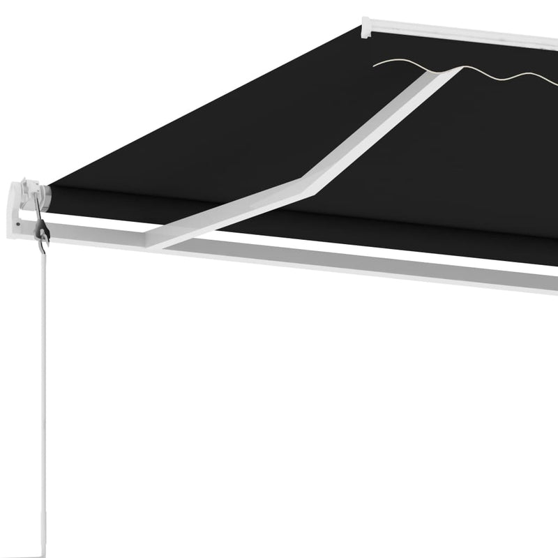 vidaXL Freestanding Automatic Awning 450x300 cm Anthracite