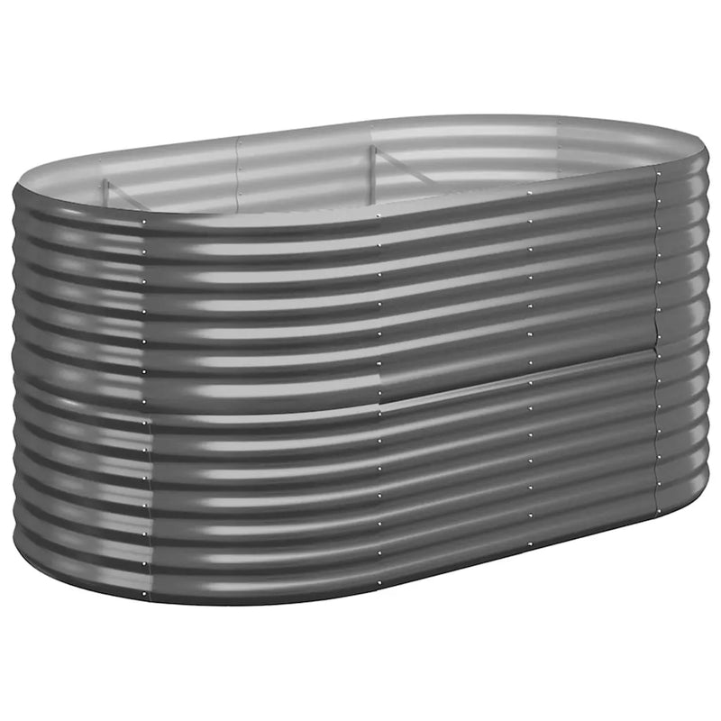 Garden Raised Bed Galvanised Steel 152x80x68 cm Anthracite
