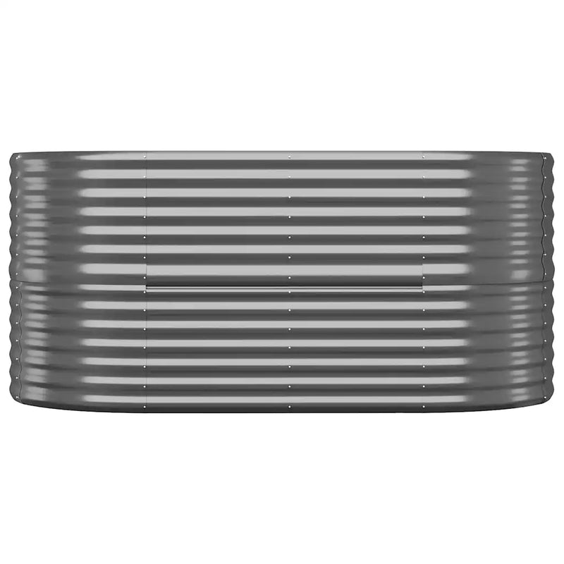 Garden Raised Bed Galvanised Steel 152x80x68 cm Anthracite