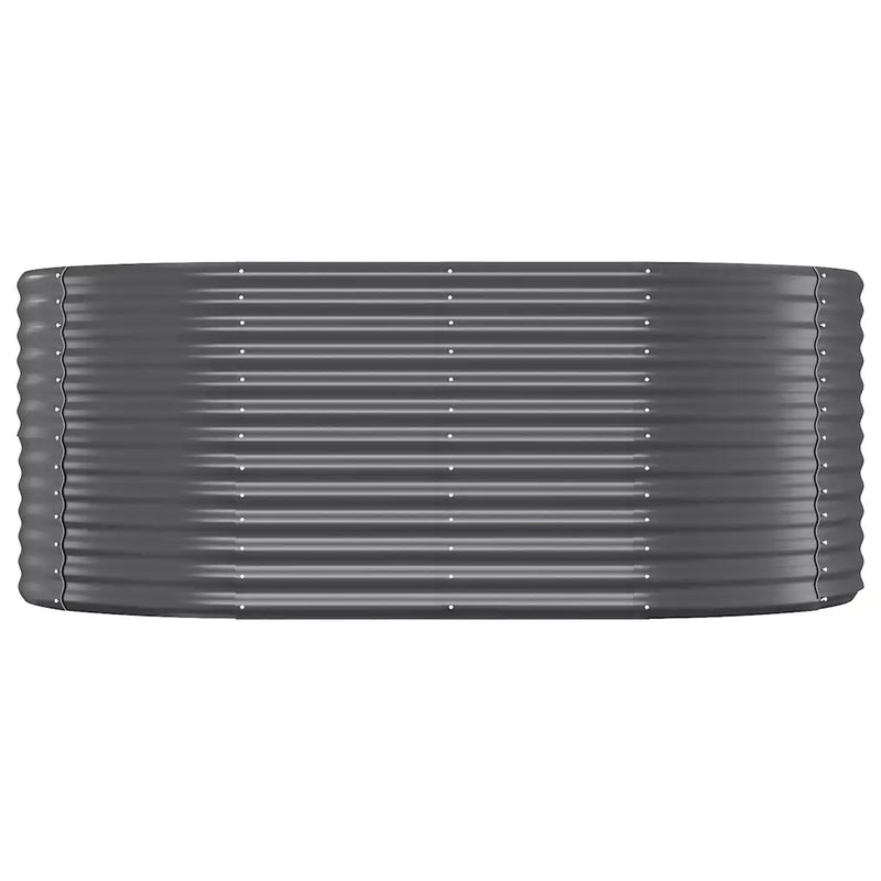 Garden Raised Bed Galvanised Steel 175x100x68 cm Anthracite