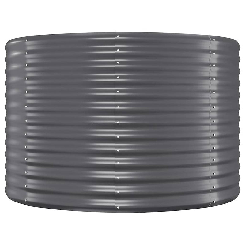 vidaXL Garden Raised Bed Galvanised Steel 175x100x68 cm Anthracite