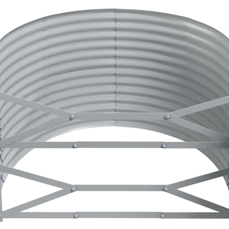 Garden Raised Bed Galvanised Steel 175x100x68 cm Anthracite