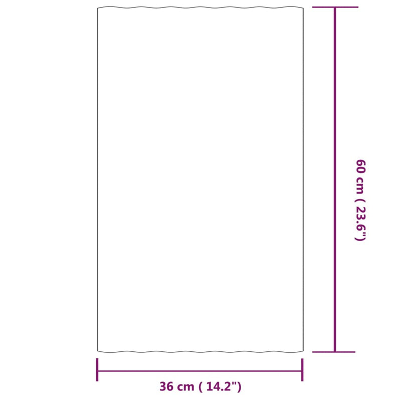 vidaXL Roof Panels 36 pcs Galvanised Steel Grey 60x36 cm