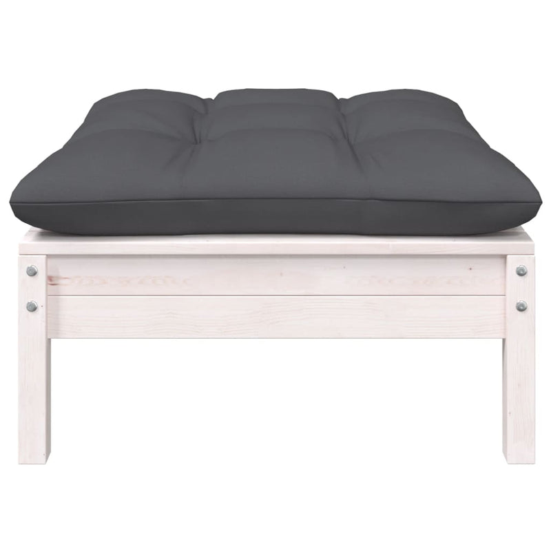 vidaXL 9 Piece Garden Lounge Set with Cushions Solid Pinewood