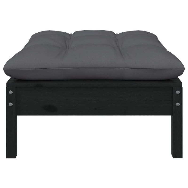 vidaXL 9 Piece Garden Lounge Set with Cushions Solid Pinewood