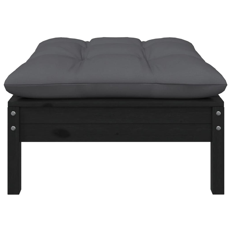 vidaXL 9 Piece Garden Lounge Set with Cushions Solid Pinewood