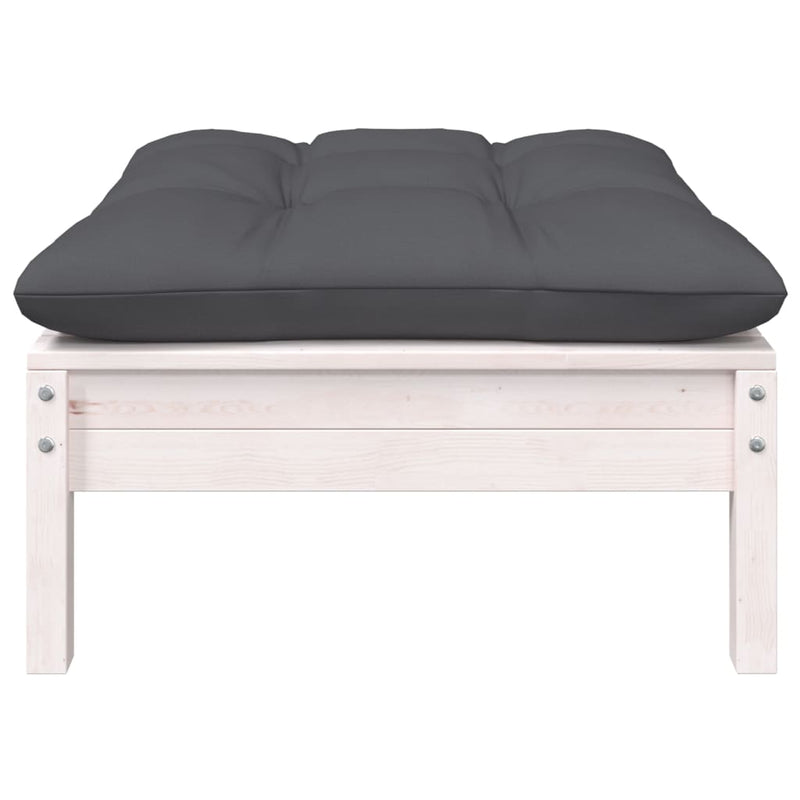 vidaXL 5 Piece Garden Lounge Set with Cushions Solid Pinewood