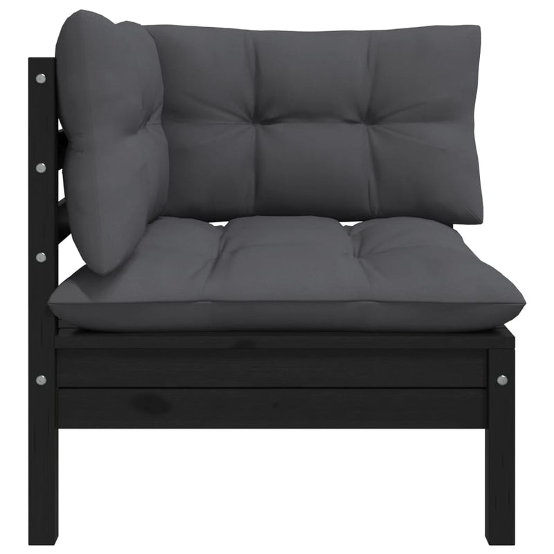 vidaXL 6 Piece Garden Lounge Set with Cushions Solid Pinewood