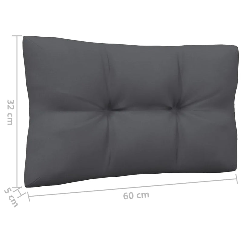 7 Piece Garden Lounge Set with Cushions Solid Pinewood