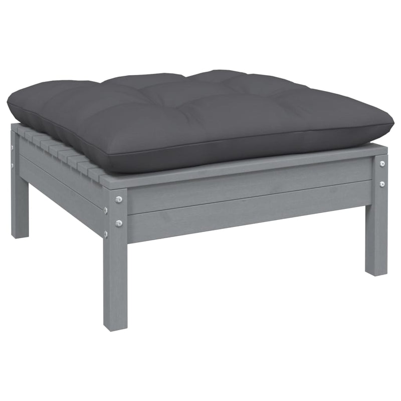 vidaXL 7 Piece Garden Lounge Set with Cushions Solid Pinewood