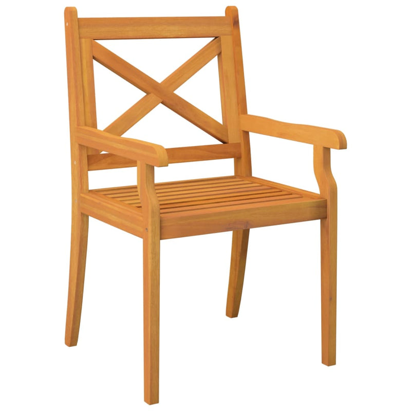 vidaXL Outdoor Dining Chairs 6 pcs Solid Wood Acacia