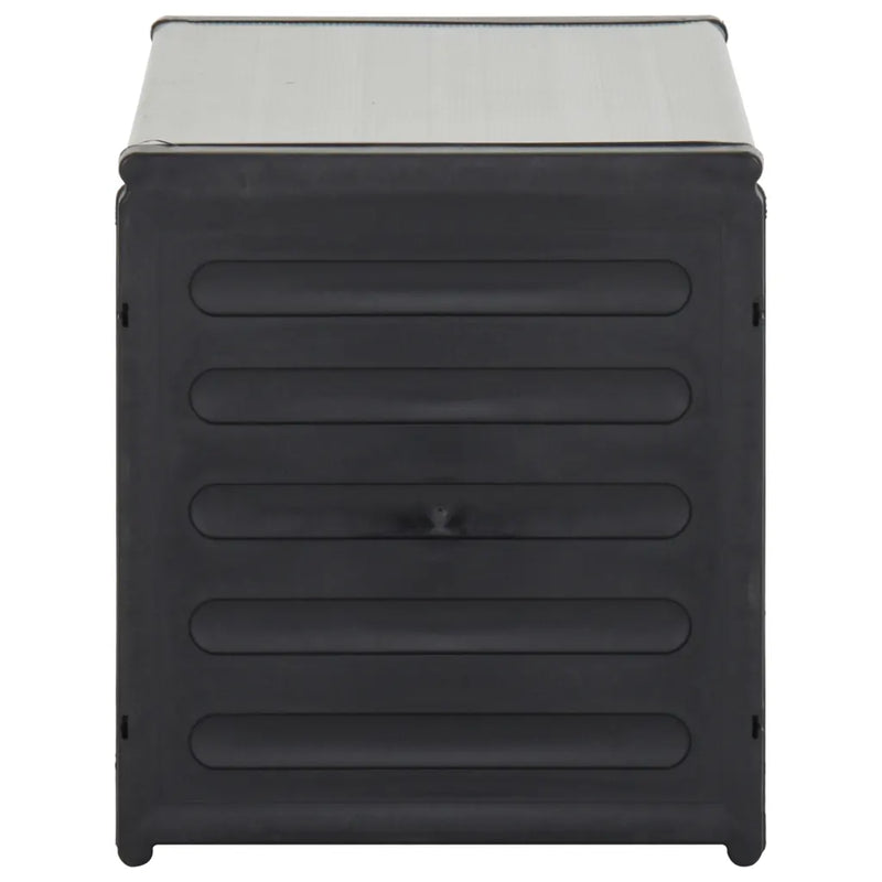 Garden Waste Basket Grey 85x34x40 cm