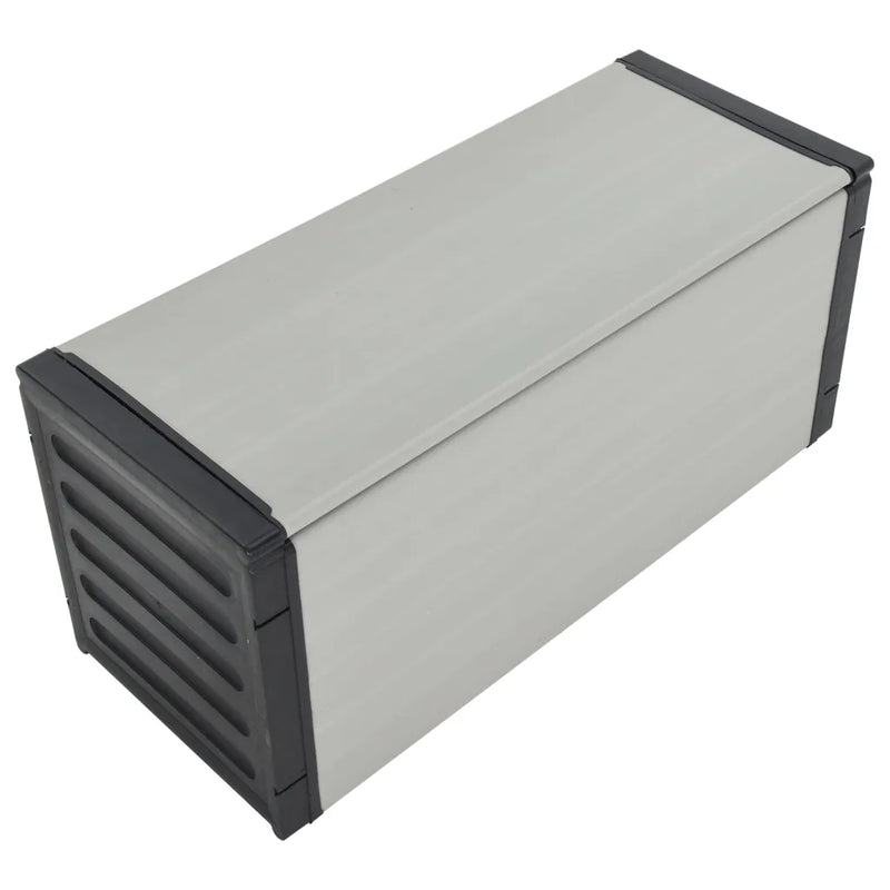 Garden Waste Basket Grey 85x34x40 cm