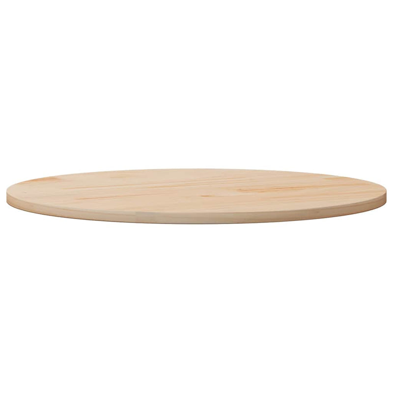 vidaXL Table Top Ø80x2.5 cm Solid Wood Pine