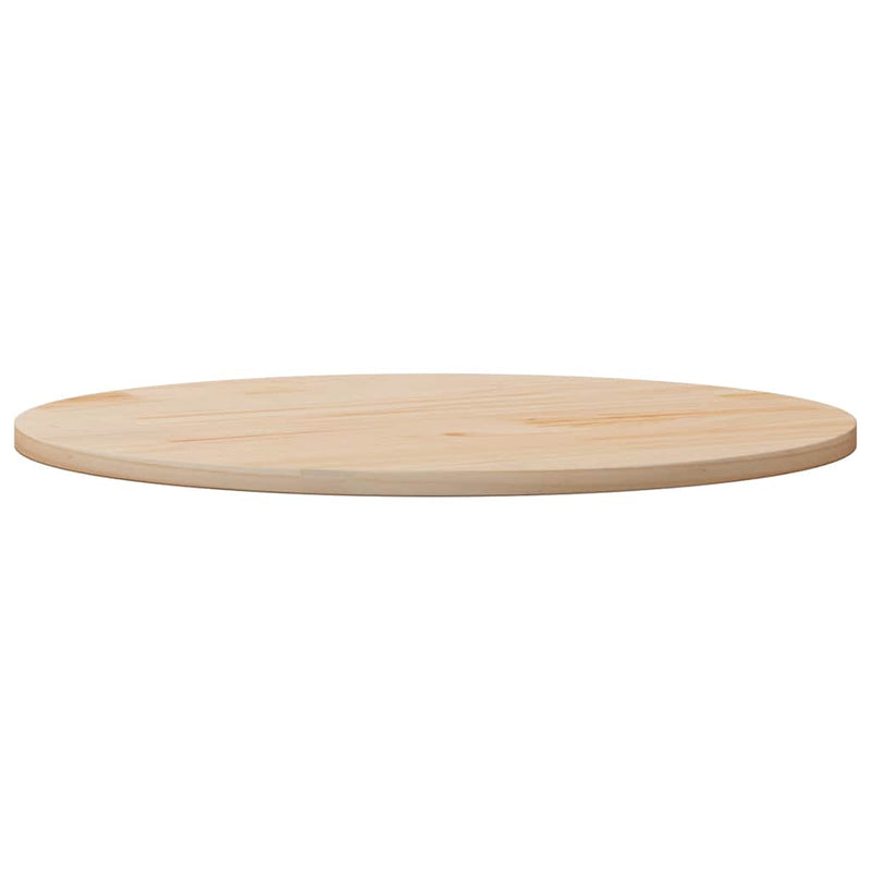 vidaXL Table Top Ø90x2.5 cm Solid Wood Pine