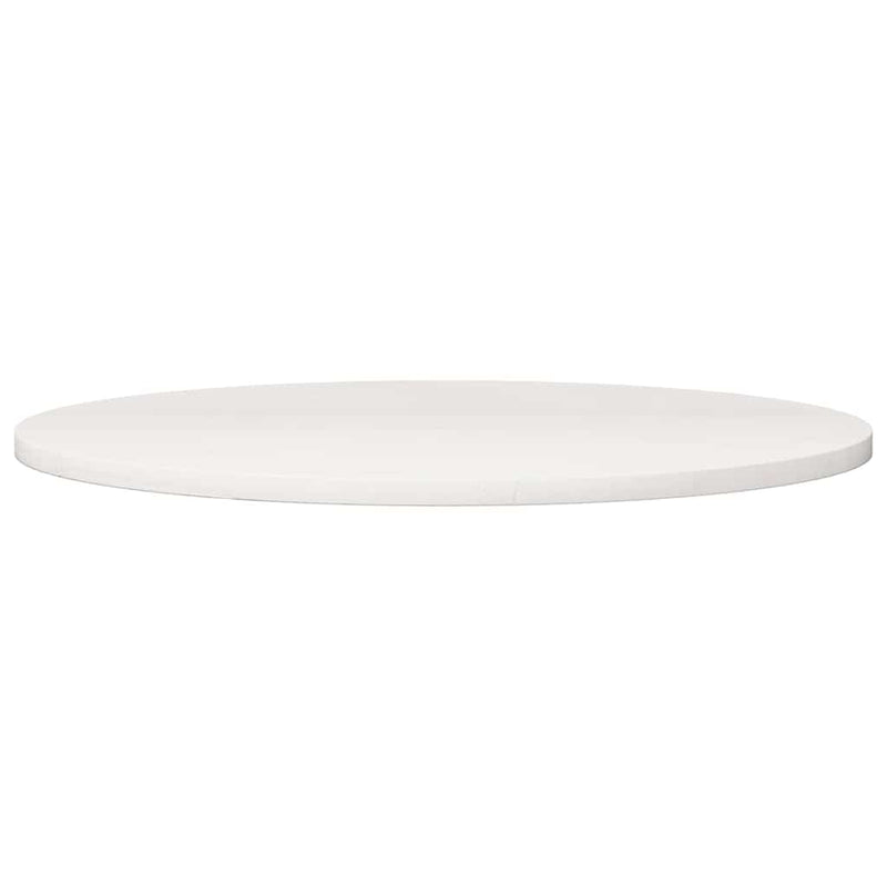 vidaXL Table Top White Ø90x2.5 cm Solid Wood Pine