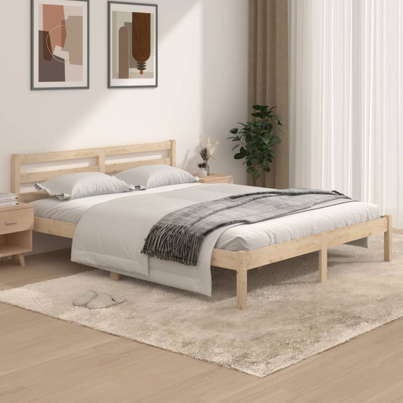 vidaXL Bed Frame without Mattress 150x200 cm