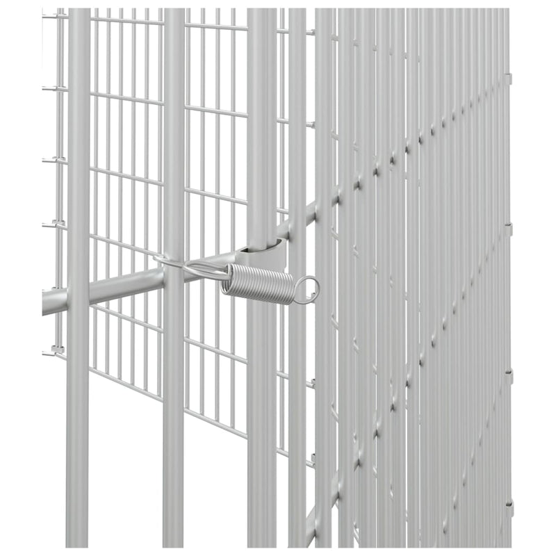 12-Panel Rabbit Cage 54x60 cm Galvanised Iron