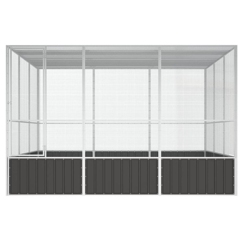 Bird Cage Anthracite 302.5x324.5x211.5 cm Galvanised Steel