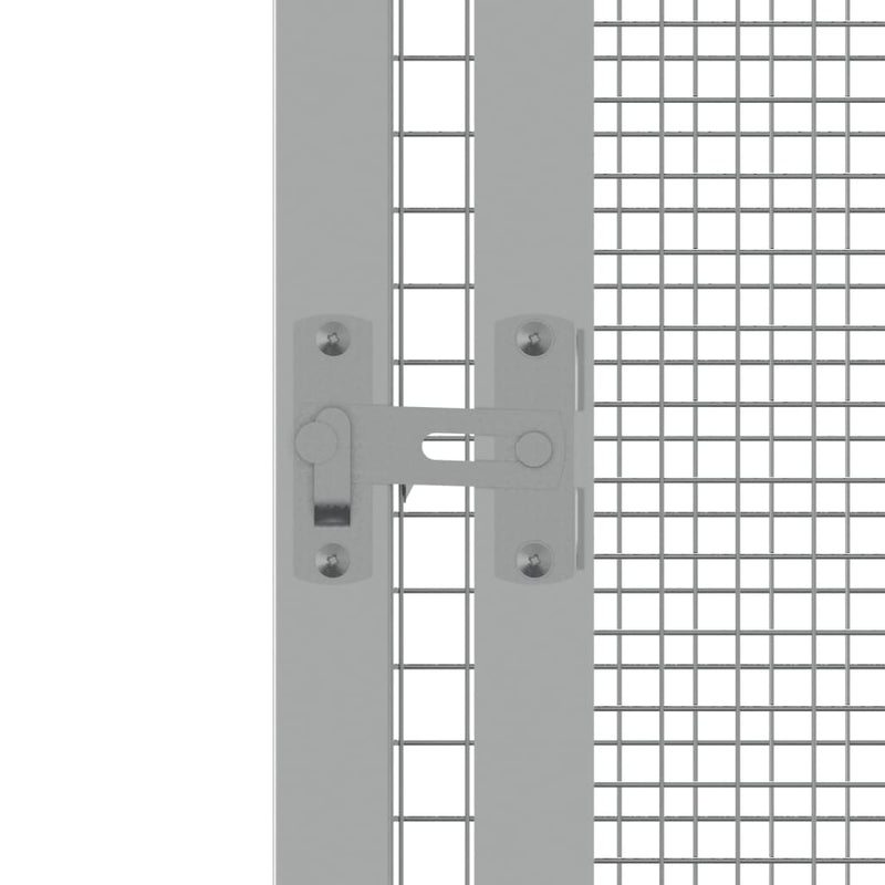 Bird Cage Grey 213.5x217.5x211.5 cm Galvanised Steel