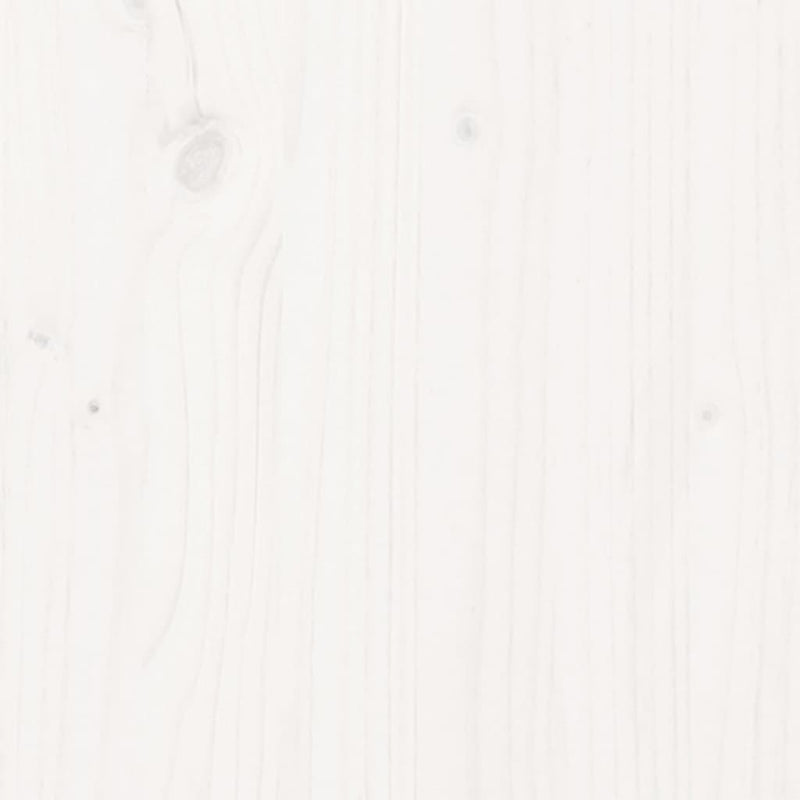 vidaXL Sideboard White 111x34x60 cm Solid Wood Pine