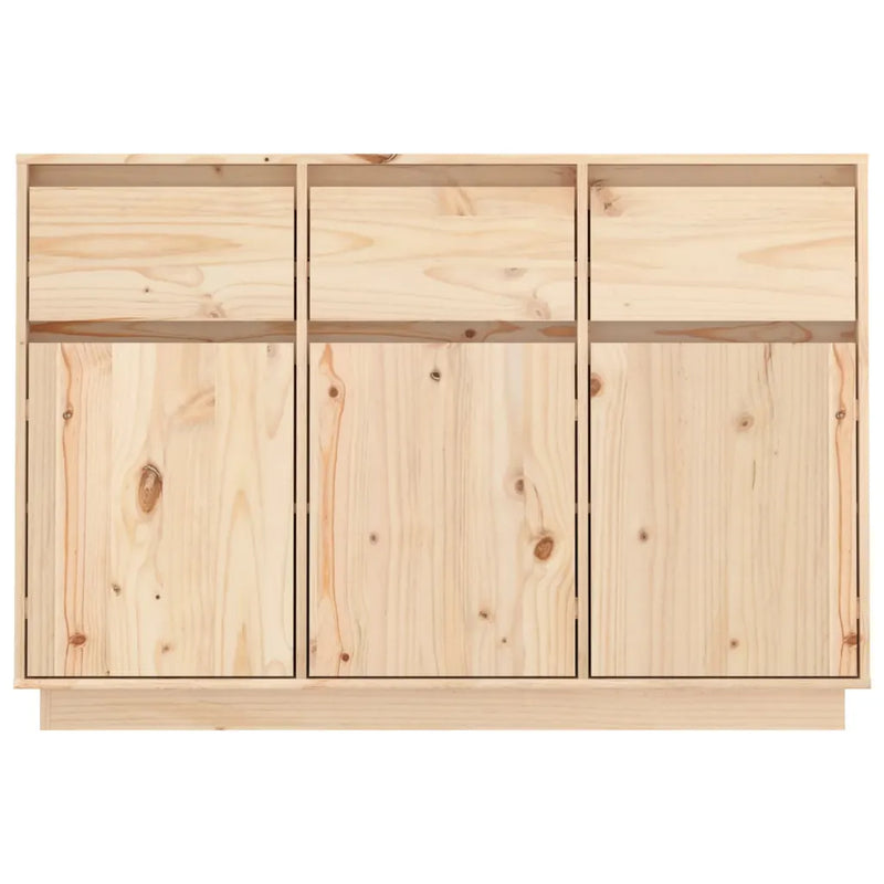 Sideboard 110x34x75 cm Solid Wood Pine