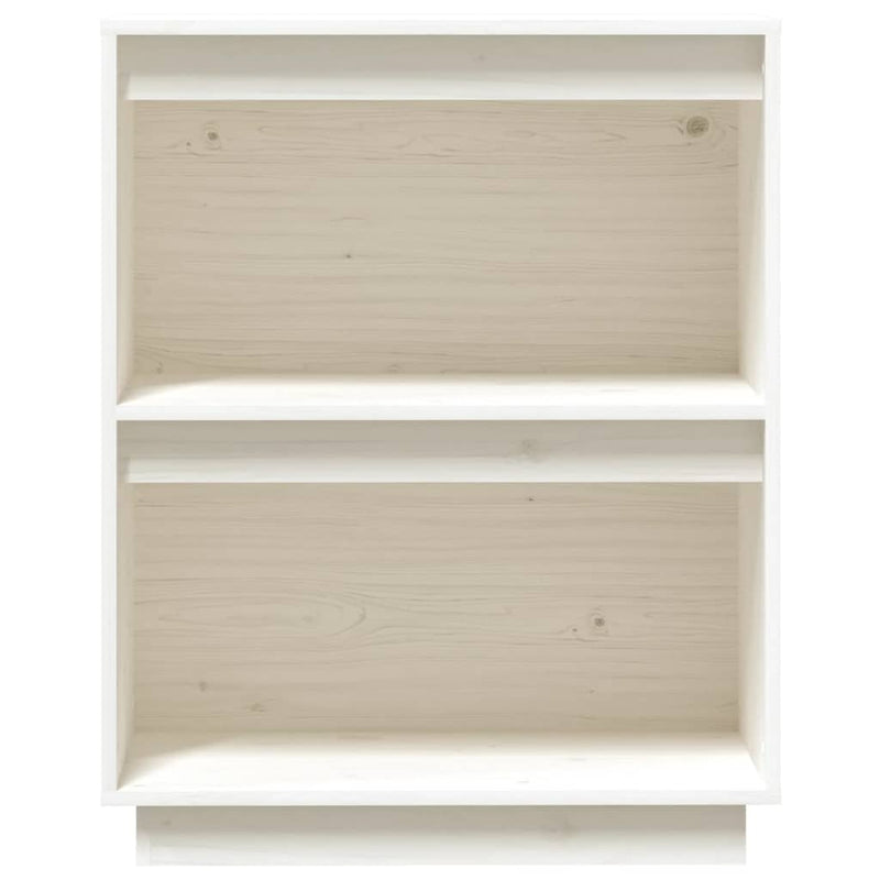 vidaXL Console Cabinet White 60x34x75 cm Solid Wood Pine