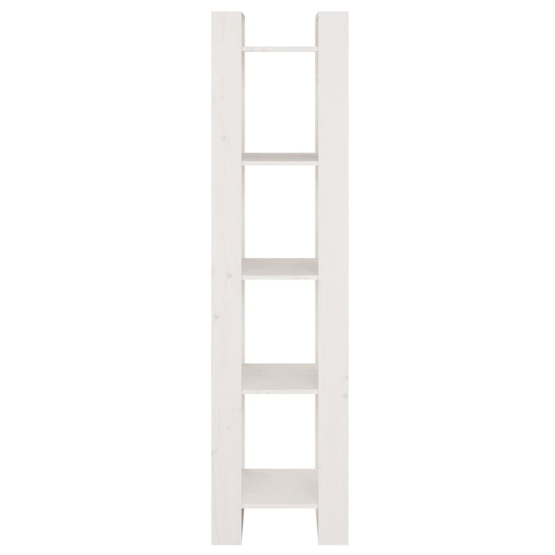 vidaXL Book Cabinet/Room Divider White 41x35x160 cm Solid Wood Pine