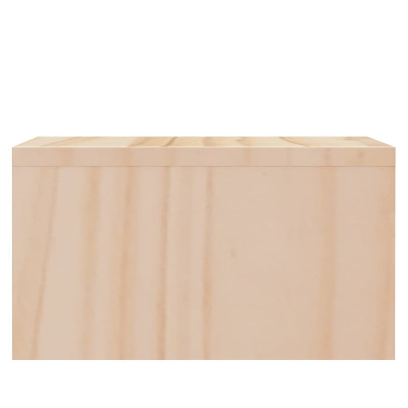 vidaXL Monitor Stand 50x27x15 cm Solid Wood Pine