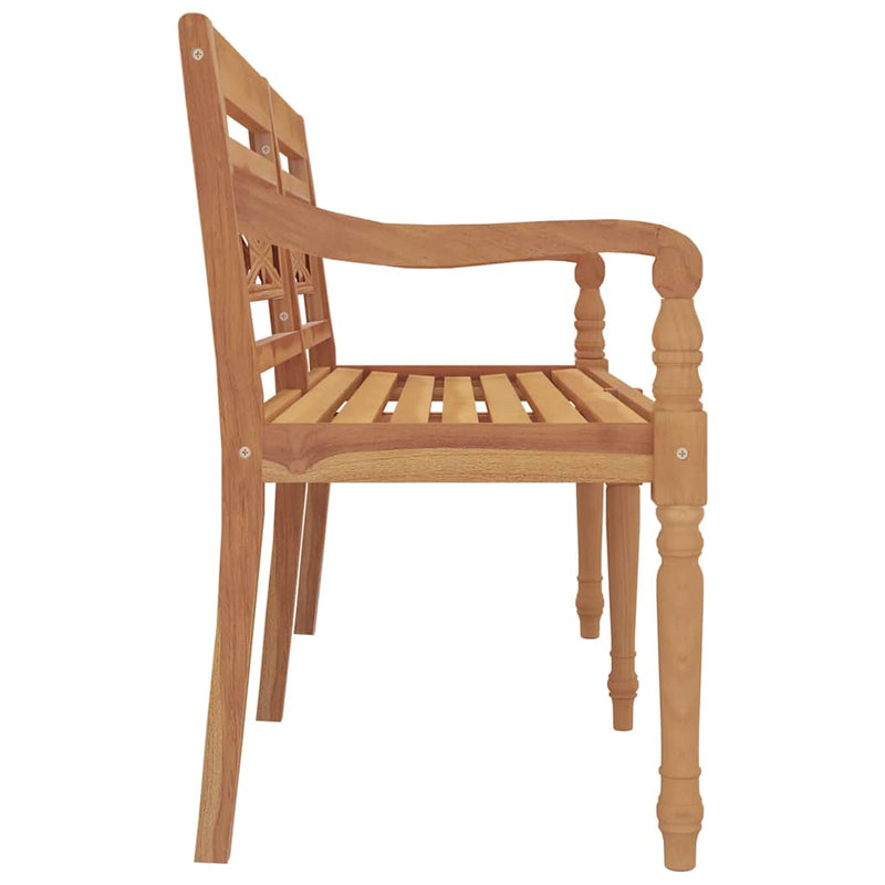 vidaXL Batavia Bench 150 cm Solid Wood Teak