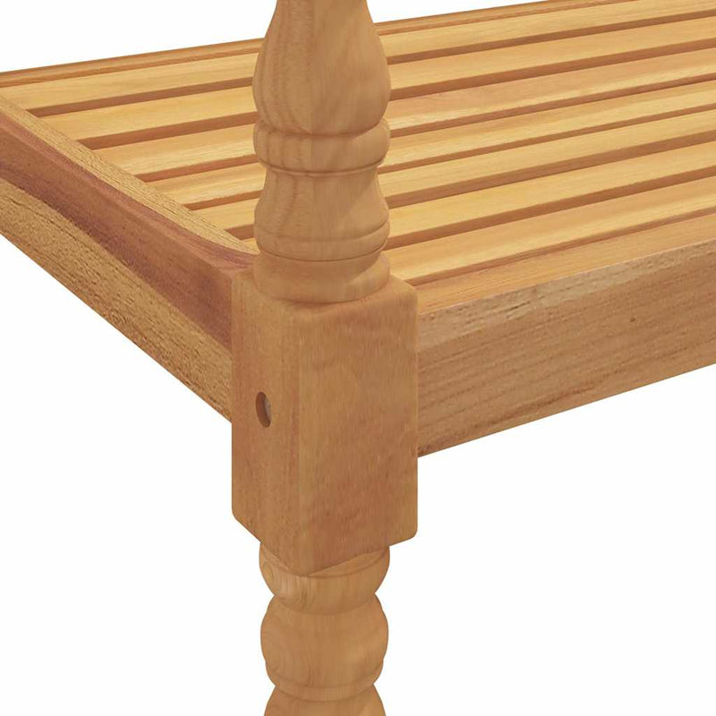 vidaXL Batavia Bench 150 cm Solid Wood Teak