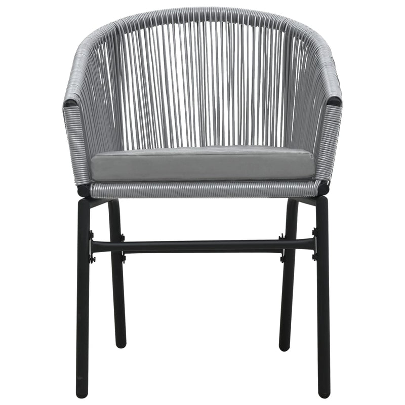 vidaXL 3 Piece Garden Dining Set Anthracite