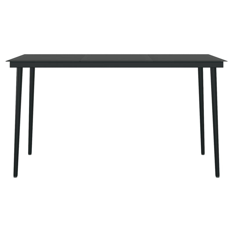 vidaXL 5 Piece Garden Dining Set Anthracite