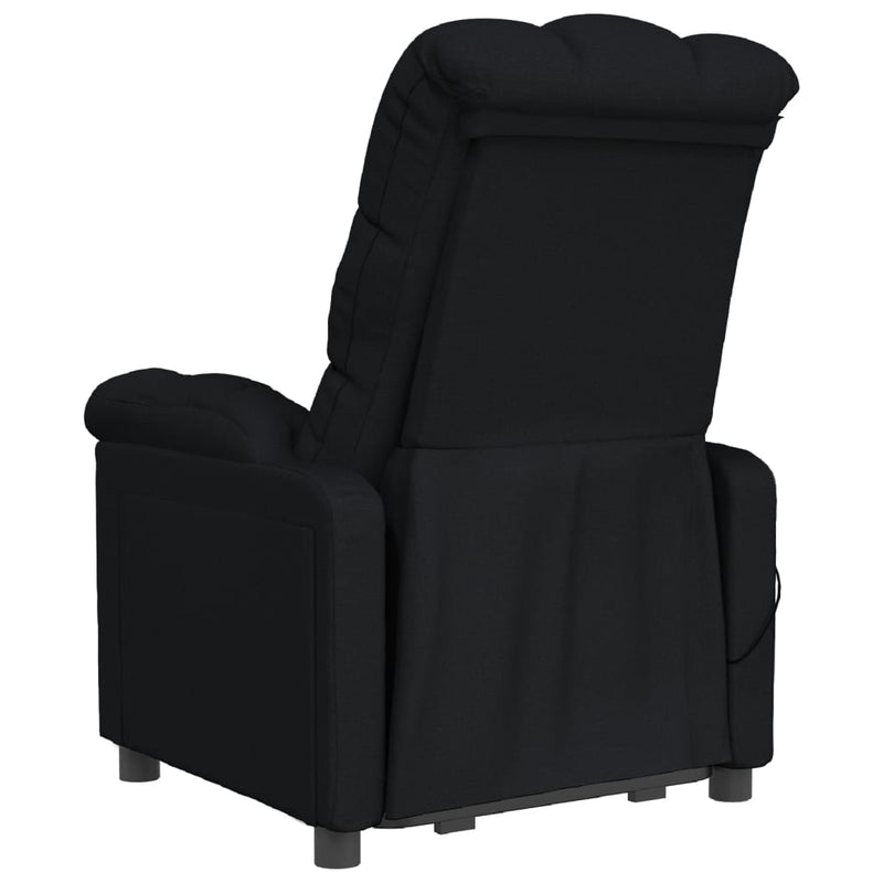 Massage Chair Black Fabric