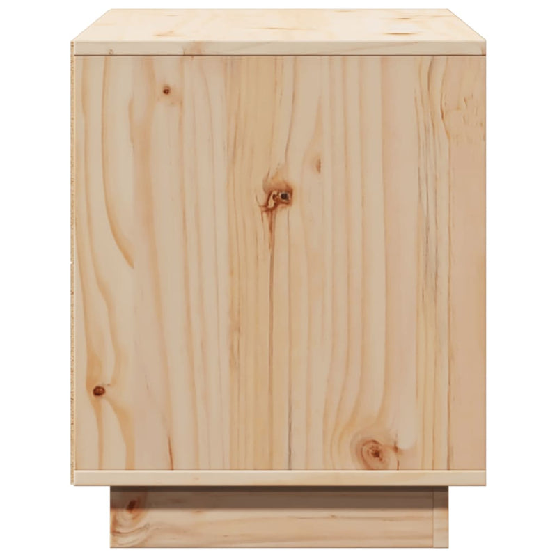 vidaXL TV Cabinet 74x35x44 cm Solid Wood Pine