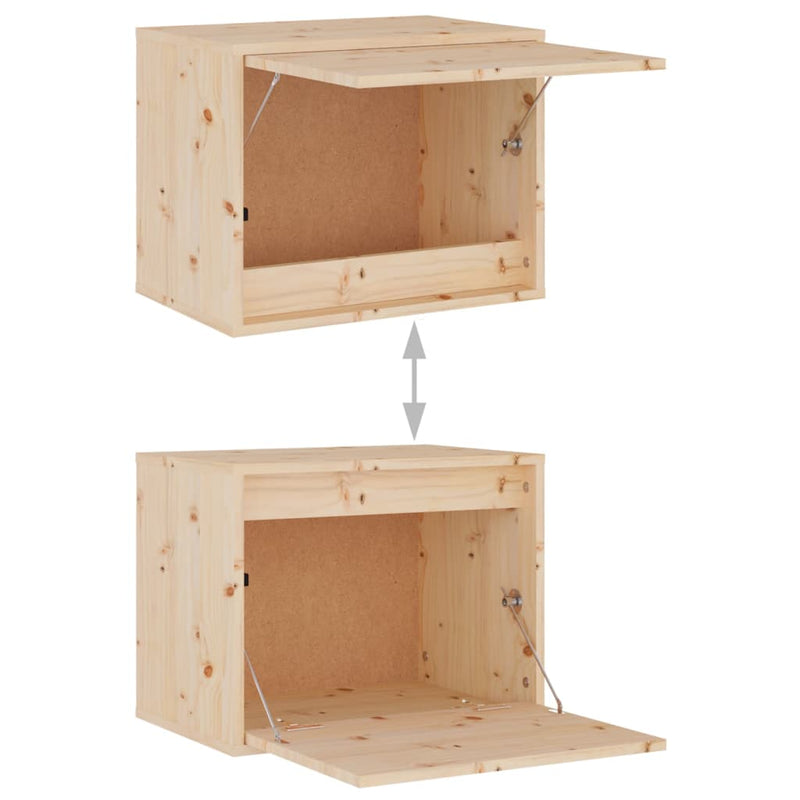 vidaXL TV Cabinets 3 pcs Solid Wood Pine