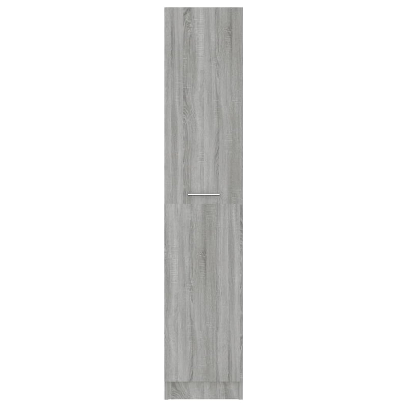 Apothecary Cabinet Grey Sonoma 30x42.5x150 cm Engineered Wood