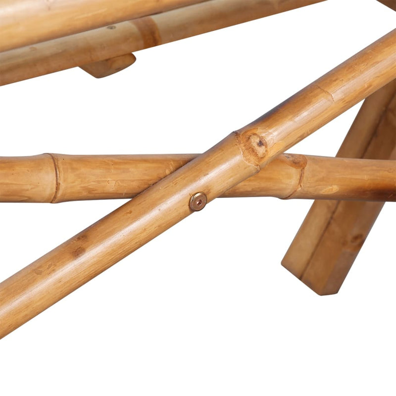 vidaXL Picnic Table 115x115x81 cm Bamboo